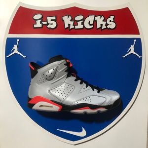 Jordan retro reflective 6s